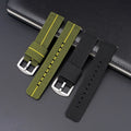 Two Piece Elastic Nylon Strap 20mm 22mm Custom Watch Strap Quick Release Parachute Watch Strap Designer Watch Band