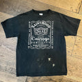 Custom Logo 220gsm 100% Cotton Oversized Graphic Print Acid Wash T-Shirt Vintage Streetwear With Pattern O-Neck Long Style