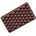 Direct Sale From Manufacturers Coffee Bean Shaped Silicone Candy Plate Mold Cake Tools