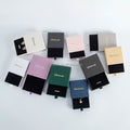 8x8x2.5cm Upgraded White Green Paper Jewelry Box Packaging for Fine Jewelry Rings Necklaces Bracelets with Black Velvet Foam