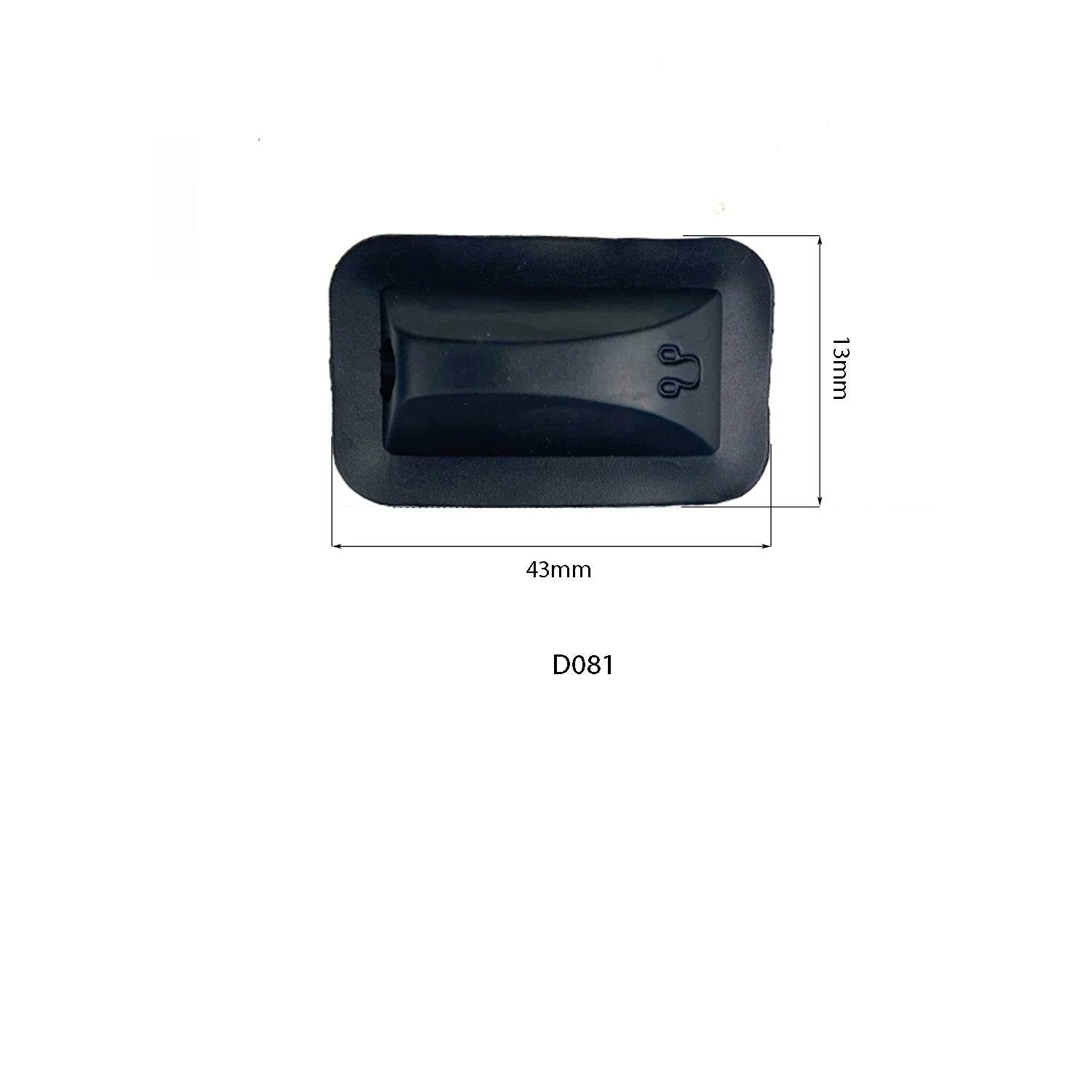 Durable PVC Plastic Feet for Luggage Bag Bottom Lightweight Vintage Anti-Dust Earphone Rubber Patch for Backpack Strong Portable