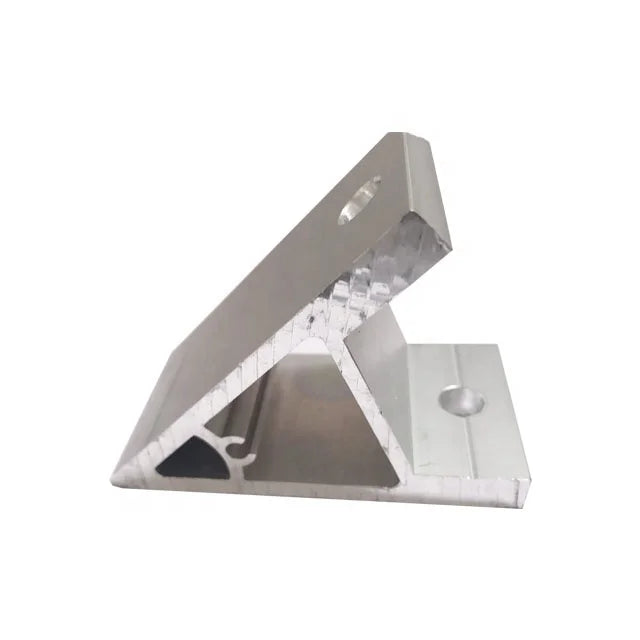 45 Degree 8mm Thick Anodized Aluminum 6063-T5 Angle Corner Joint Triangle Bracket Connector for 4040 Aluminum Profile
