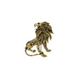 Men's Women's Personalized Suit Collar lion Pin Buckle Original Design Lapel Brooch Retro Pin Accessory Gold Silver lion Brooch