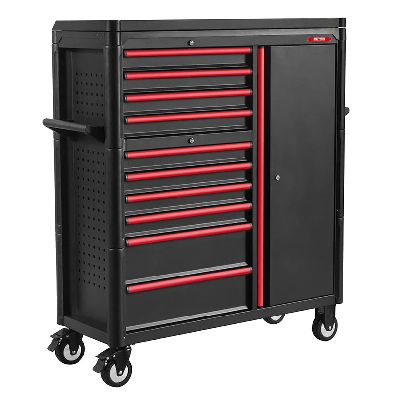GATmatic Customisable OEM Aluminium Tool Box Set Heavy Duty Steel Metal Workstation Storage Trolley Cabinet for Garage Workshop