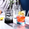 Made in Italy Novelty Wave Design 300ml Glass Water Cup High End Hotel Wedding Party Grade a Glass Coffee Milk Beer Drinking Cup