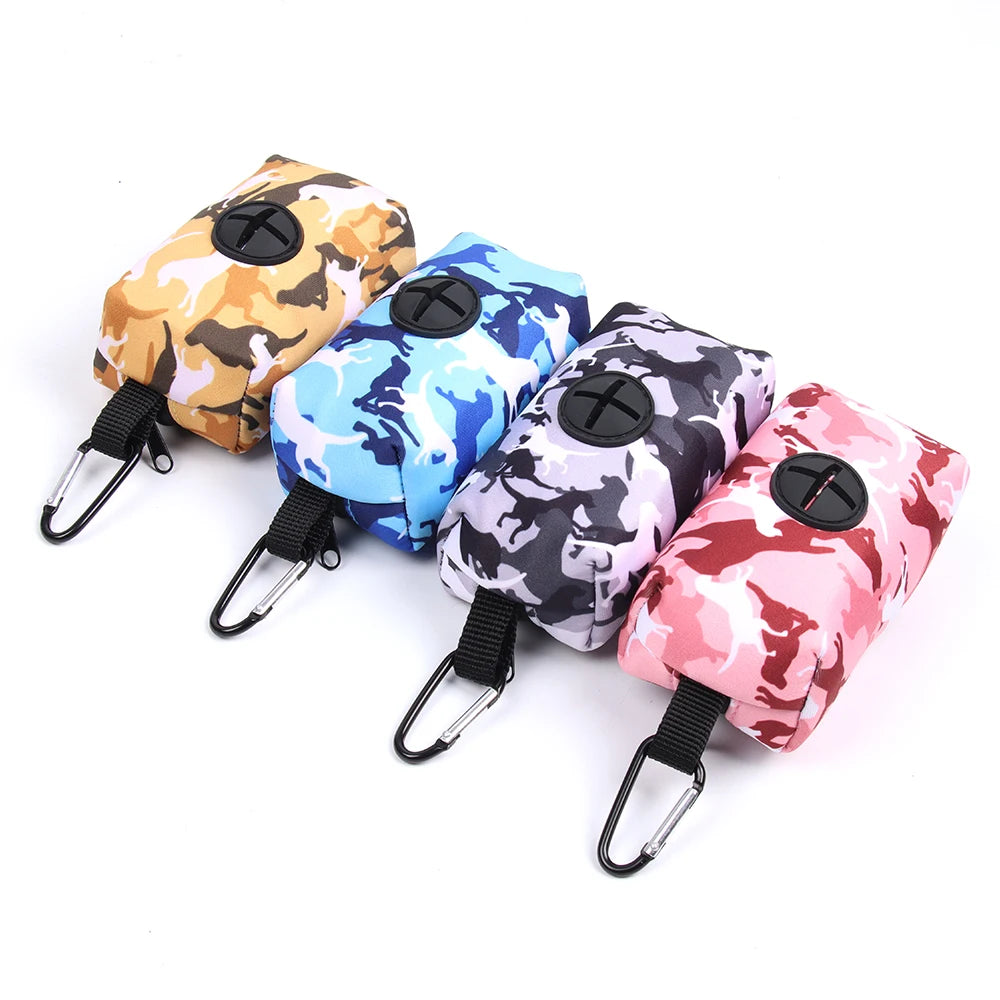 ODM Reflective Safe Pet Vest Harness Collar Leash Set Lightweight Camouflage Printed Dog Harness Set with Poop carrier Bag