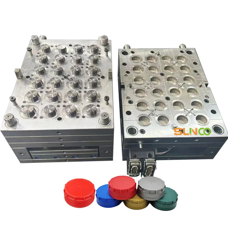inject mould manufacturer 50mm engine oil cap mould injection mould caps 24cavity Lubricating oil cap mold maker