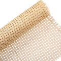 1/2 Natural Rotin Cane Peel Rattan Webbing Raw Material Open Mess Roll Wholesale Cane Webbing