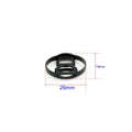 Wholesale Springless Black Cord Slider Drawstring Plastic Rope Clamp Cord Lock Stopper 26x18mm
