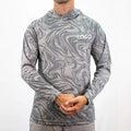 Custom UPF 50+ Men 95% Polyester 5% Spandex Cool Best Fishing Long Sleeve Shirt Hoodie With Neck Strap