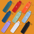 Custom Hot Selling  Rubber Paint 750ml 500ml  Stainless Steel Water Bottle Thermal Flask Insulated Bottles With Handle