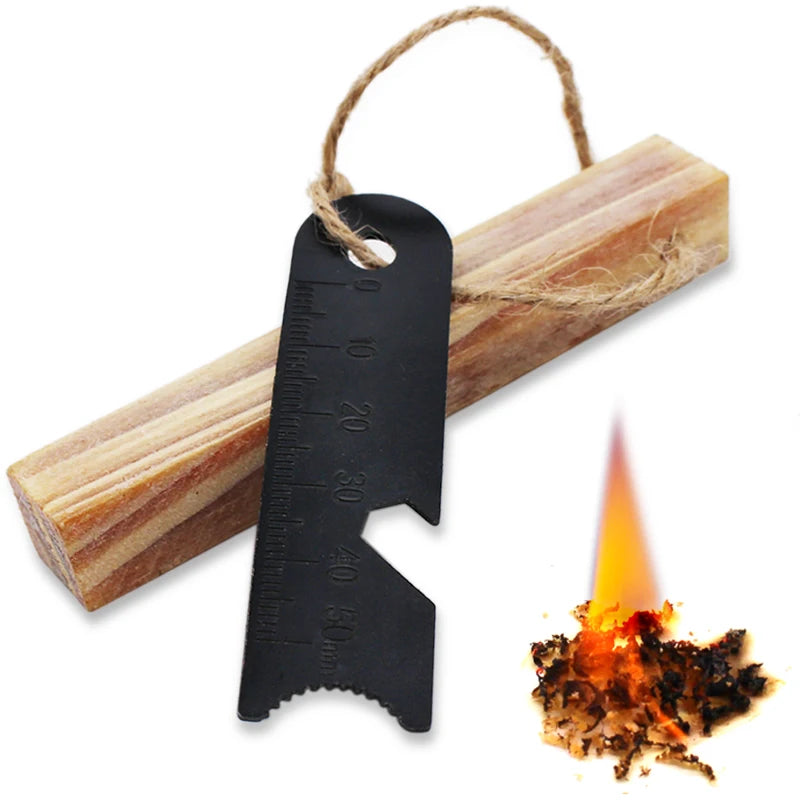 Wildwood Camping Stoves Kindling Fire Starter Stick with Striker for Kindling Fatwood Fire