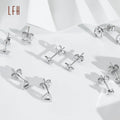 Women Fine Jewelry Real 18K Gold Light Earrings 18k Pure Different Style Stud Earrings Wholesale Gold Earrings 18k Real