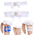 Fashion Trendy Silk Abs Pearl Beads butterfly Knot Bow Leg Chain for Wedding Party Leggings Women Jewelry