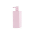 High Capacity Skincare Containers and Packaging PETG pink Cosmetic square Bottles 650ml Plastic Shampoo Bottle