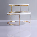 Hot Selling Custom Natural Marble White Round Surprise Hanging Cake Stand