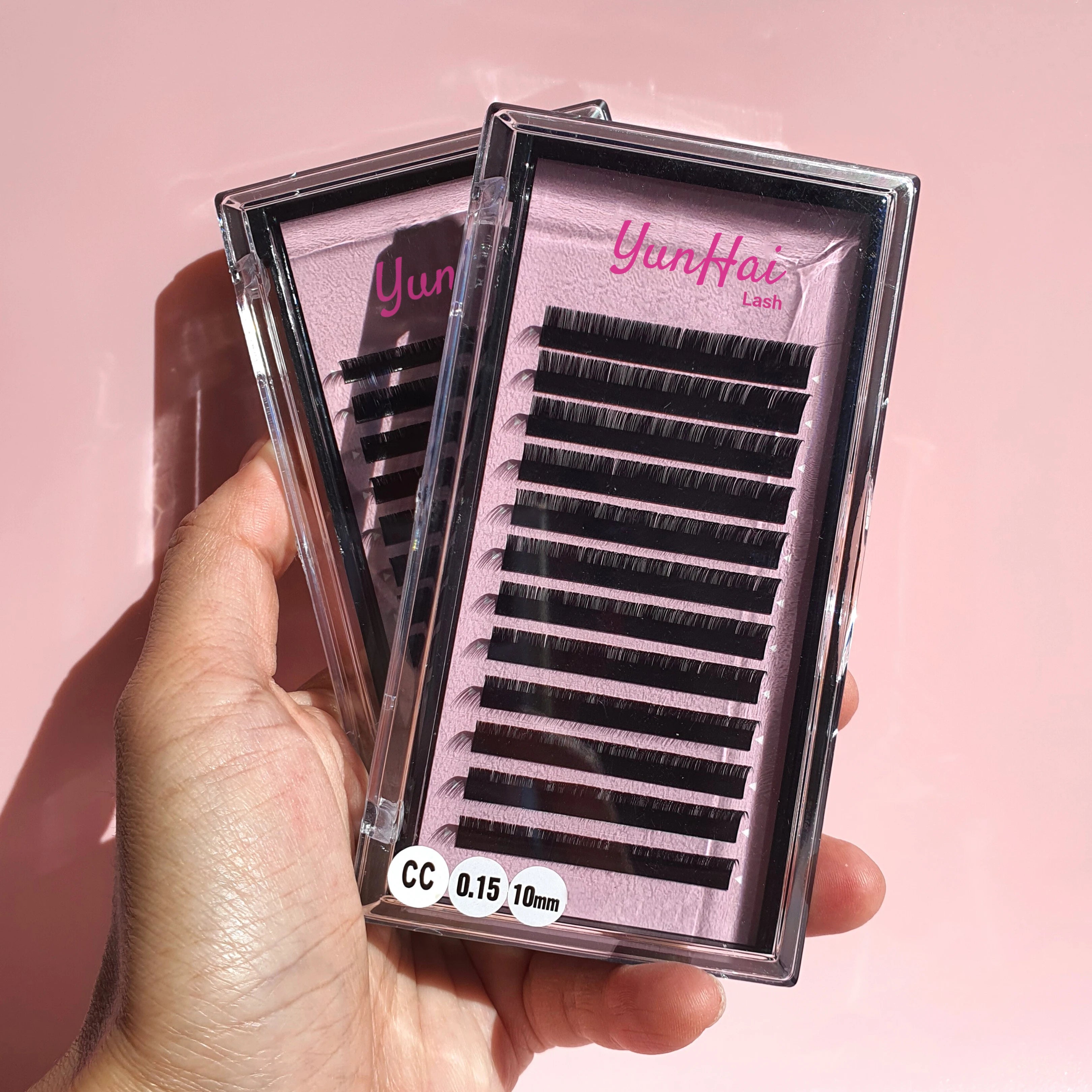 0.03 0.05 Lash Extension Trays Matte Dark Fluffy Eyelash Extensions Supplier Cashmere Volume Lash Extension Trays