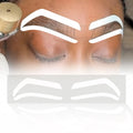 Newest Wholesale Custom Thick Eyebrow Shape Stencil Kit Eyebrow Airbrush Auxiliary Template Sticker for Brow Shaping Tattooing
