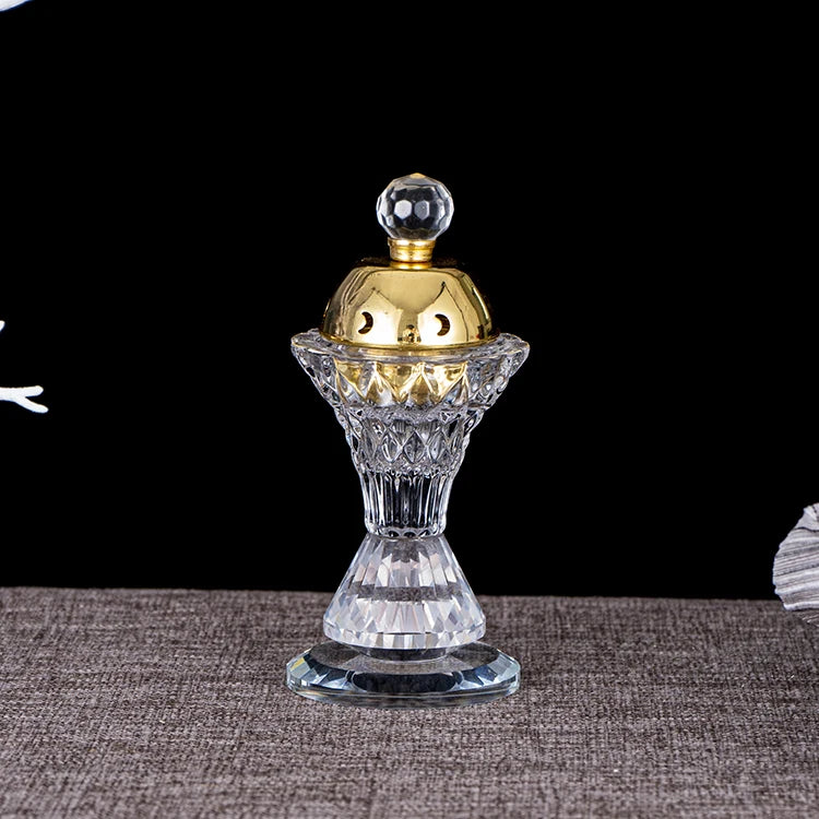 Factory in Stock New Creative Design Arabic Style Middle East Market Crystal Wholesale Incense burner