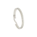 Wholesale 30mm Iron Flat Key Ring Nickel Free Plate