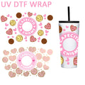 Wholesale Factory Custom 16-24oz 3D UV for Cup Wraps Sticker Film Waterproof Eco-Friendly Reusable Washable Durable