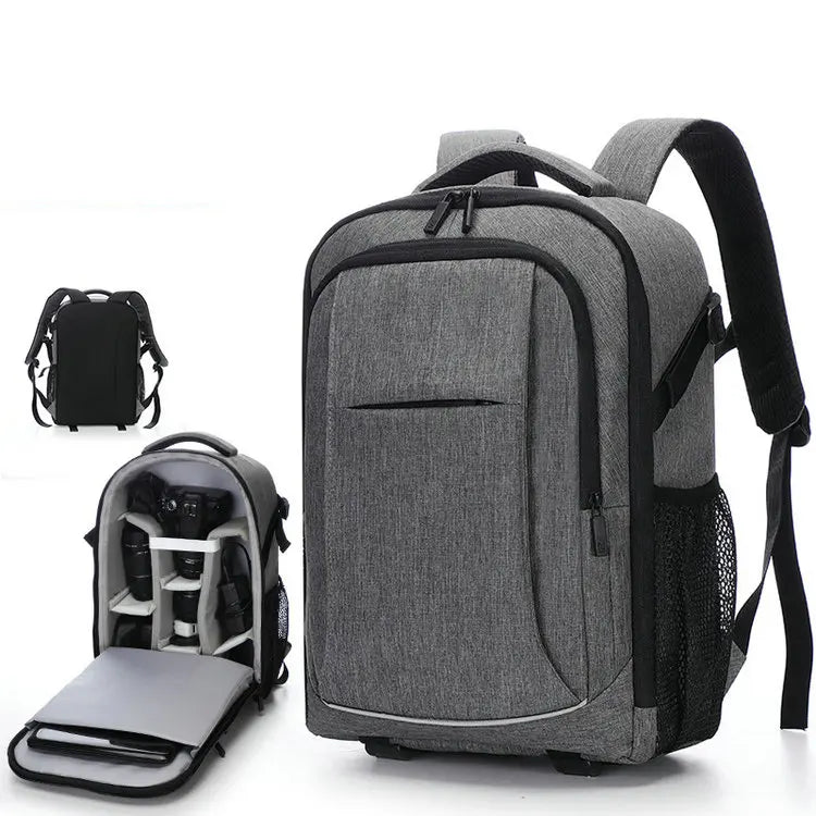 Custom Travel Waterproof Pack Messenger Backpack Laptop Gear Camcorder Dslr Camera & Video Bags for Photography Men Women