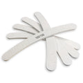 Custom Nail Salon Tool Zebra File Emery Board Nail File Washable Banana Nail File 80 100