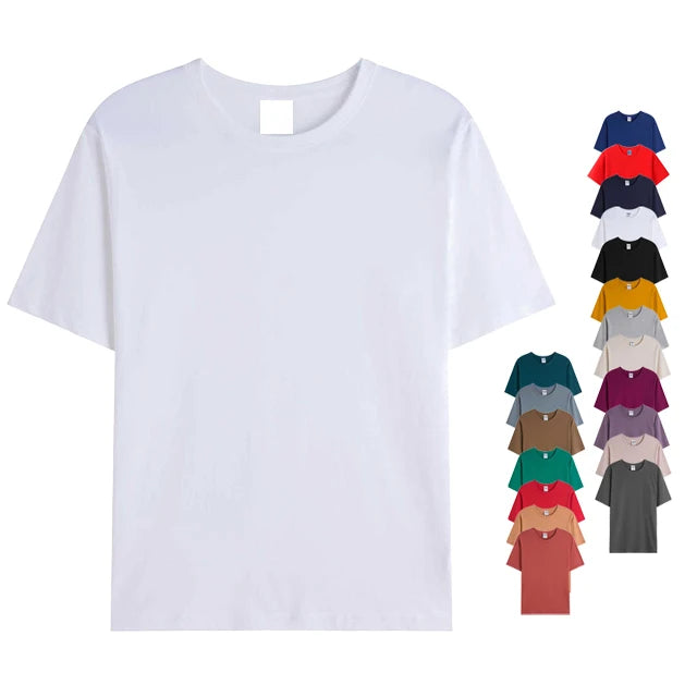 Mens Fashion BlankT Shirts Oversize Drop Shoulder100% Cotton T-shirt Customized Logo  Heavyweight t Shirts