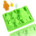 133 5 Cavity Silicone Chocolate Mold at Robot Shape 3D Ice Tray Cube Home Hand Make Cake Decorating Ice Tray Resin Silicone