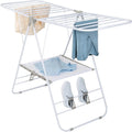 Metal Gulling wings Clothes Dryer Rack Adjustable Clothes Hanger Heavy Duty Household Essentials Collapsible Clothes Horses