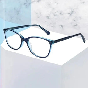2025 New Classic Cat Eye Optical Acetate Prescription Eye Glasses for Lady Women Anti Blue Light protection Computer Frames