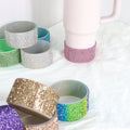 Beatiful Glitter  Rhinestones Silicone Boot Sleeves Anti-Slip Protective Sleeve for Bottle Protects Silicone Boot