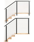 Y L Popular Stainless Steel Modern Around the World Post Railing for Rod Cable Glass Railing