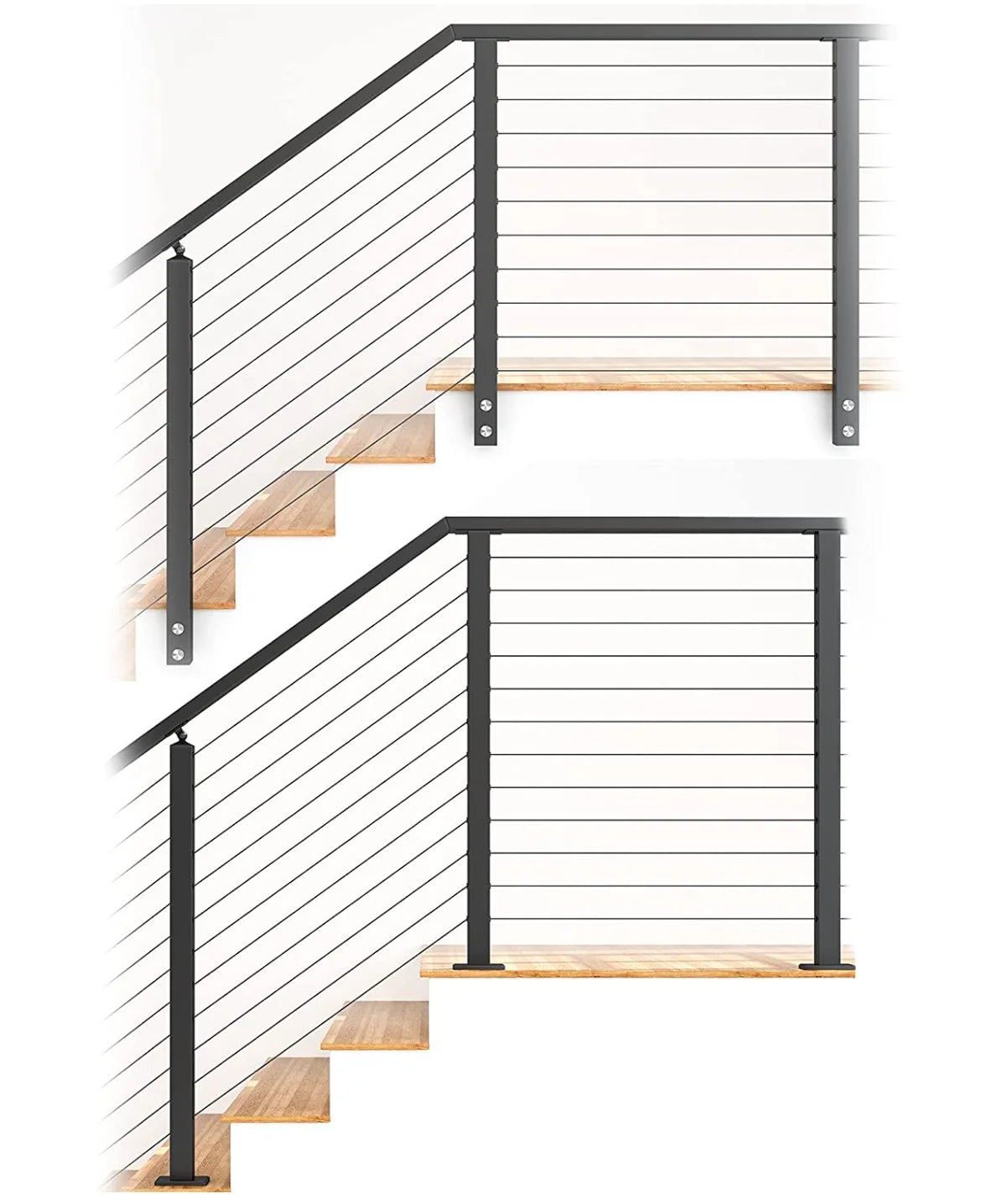Y L Popular Stainless Steel Modern Around the World Post Railing for Rod Cable Glass Railing