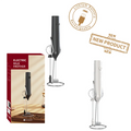 2024 New Eco-Friendly Stocked 4-in-1 Rechargeable Electric Stand Automatic Cappuccino Cream Foam Milk Frother Stainless Steel