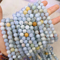 Wholesale Multicolor Aquamarine Stone for Jewelry Making Natural  Multicolor Aquamarine Stone Loose Beads