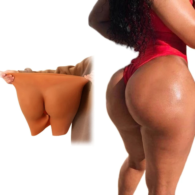 Silicone Fake Big Bum Butt Lift Women Shaper Panties Hips and Buttocks Pad Enhancer Lady Underwear Pants Enhancing Thickness