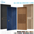 China Top Factory Custom Luxury Interior Doors Usa Internal Doors with Frame Prehung Wood Indoor Doors