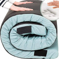 Memory Foam  Pad Sleeping Cushion Portable Roll up Pad for Adults Camping  Pads for Sleepover Car Bed with Travel Bag
