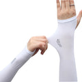 Outdoor Sleeve Nylon Arm Warmer Sun Protective Men Women UV Protection Ice Silk Cooling Sleeves Arm Hand Sleeves