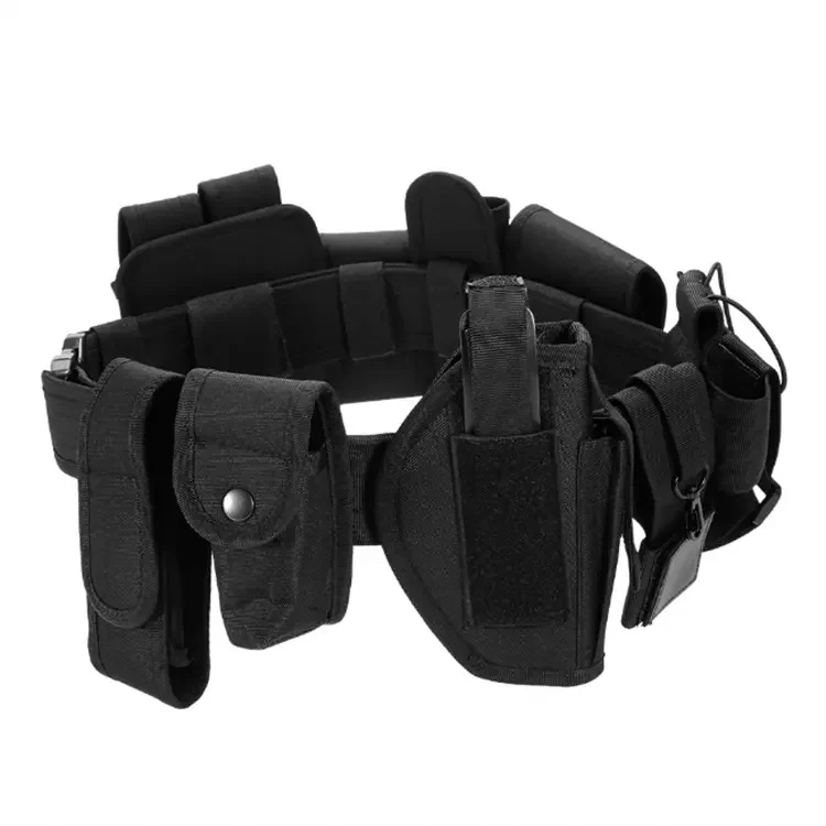 Available Waist Belts 10 in 1 Tactical Equipment System Security Guard Duty Belt