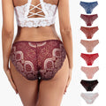 8 Colors Cheap Price S-3XL Female Women Mid-Waist Sexy Girls Hipster Lace Lingerie Lace Briefs Underwear
