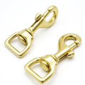 Solid Brass Swivel Snap Hook for Dog Leash-Polished Finish