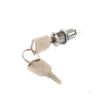 Industrial-Style 12mm Switch Power Lock for Cabinets Panels Zinc Alloy Furniture Locks with Key Unlock Way Telephone Accessory