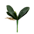 Factory Hot Sale Decoration Flower Plant Wholesale 5 Butterfly Orchid Leaves Artificial Bonsai Leaves