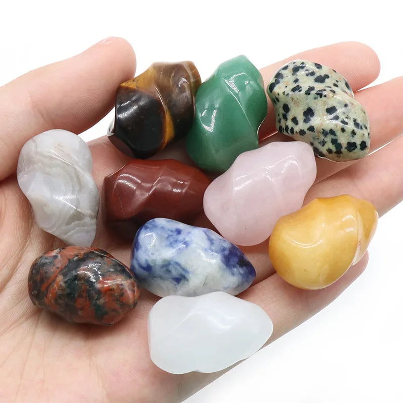 Multi Color Natural Agate Stone 18*28mm Torch Ornament Healing Crystal Gemstone Creative DIY Jewelry