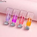 Custom Logo Lip Plumper Gloss 12 Flavouring Oil Fruit Lipgloss Private Label Lip Care Colorful Tint Clear Vegan Lip Plumper Oil