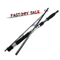 Factory Price 1.8m 1.95m 2.1m Big Game 3 Sections High Carbon Saltwater Trolling Fishing Rod Boat fishing Rod