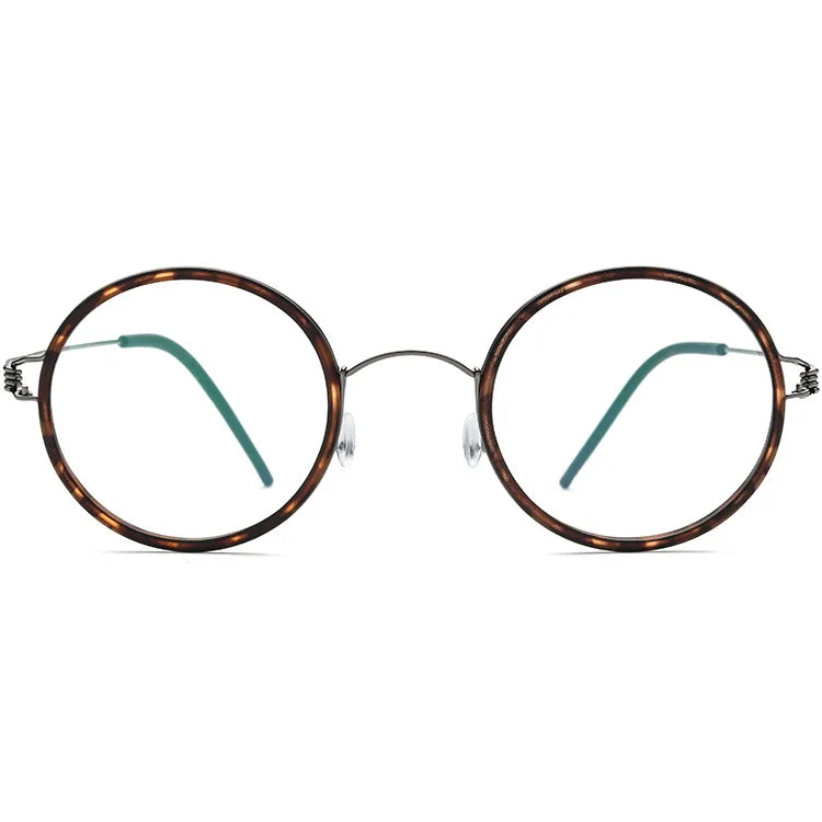 Ultralight Titanium Alloy Screwless Rimless Men Women Irregular Optical Prescription Spectacle Frame Glasses Eyeglasses