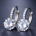Geometric Shapes Multi-Color Zircon Luxury Hypoallergenic Fashion Earrings